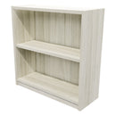 Commercial Bookcase 2 Tier / Coastal Elm