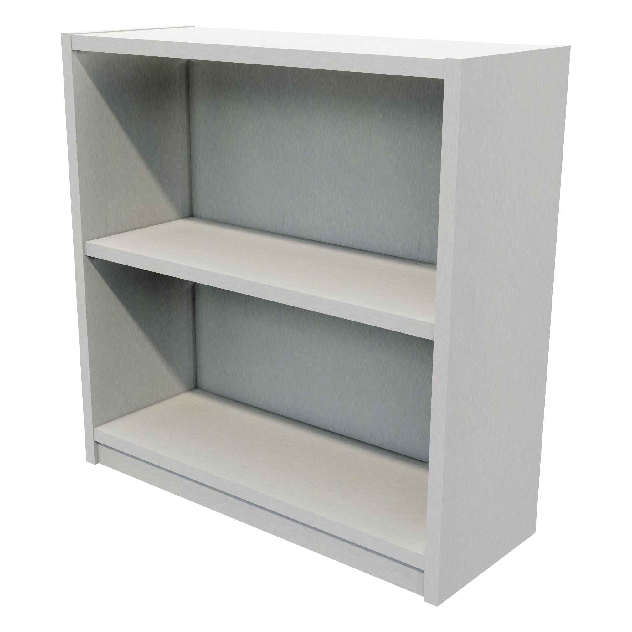 Commercial Bookcase 2 Tier / Seal Grey