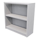 Commercial Bookcase 2 Tier / Silver Haze