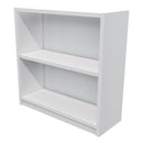 Commercial Bookcase 2 Tier / White