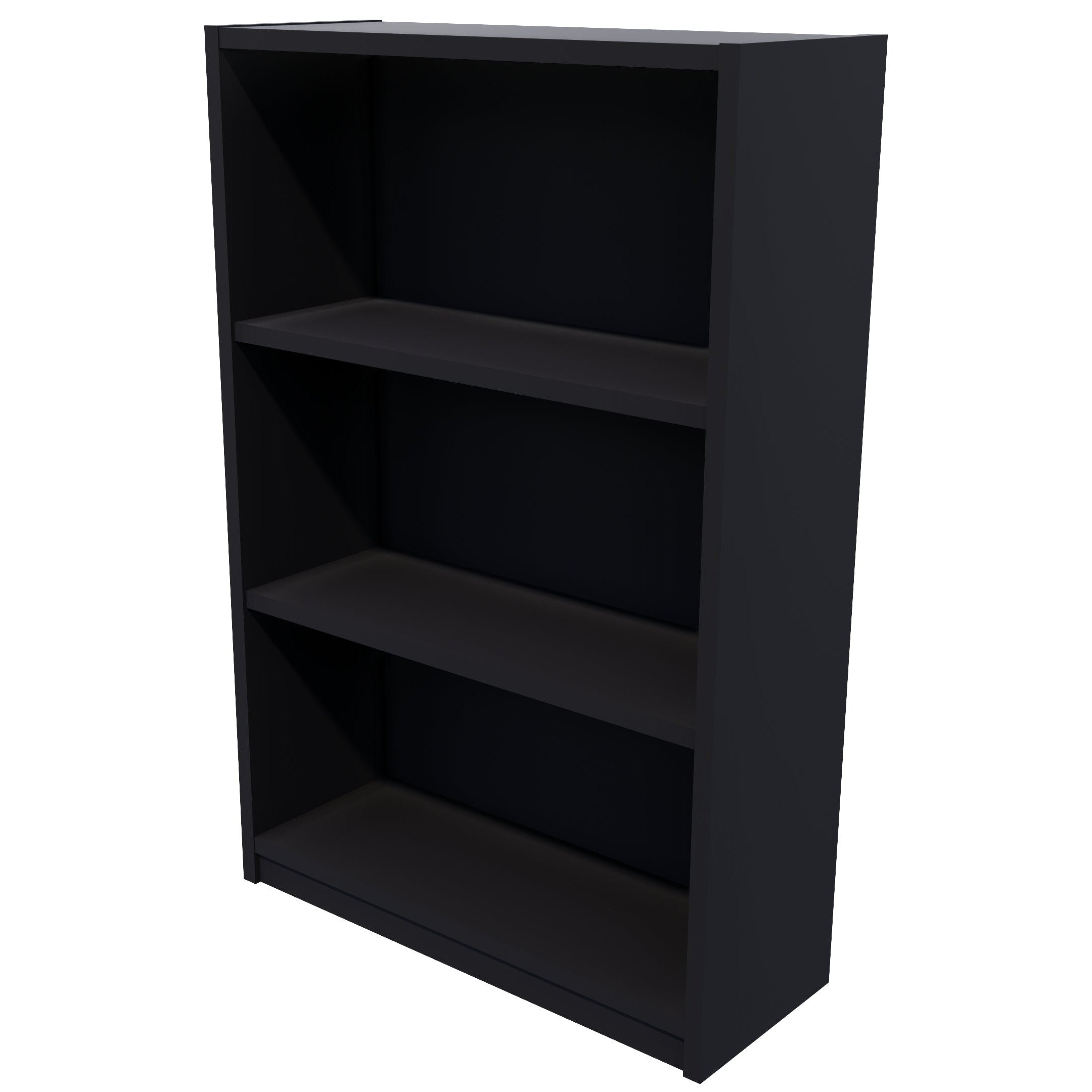 Commercial Bookcase 3 Tier / Black