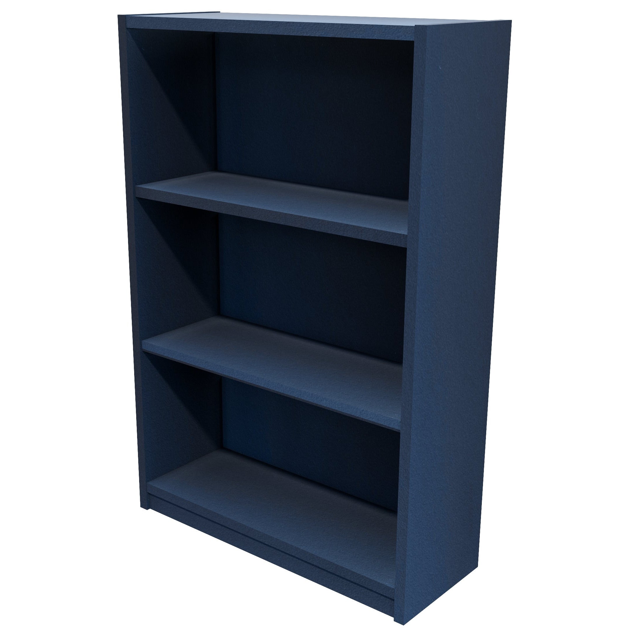 Commercial Bookcase 3 Tier / Char Blue