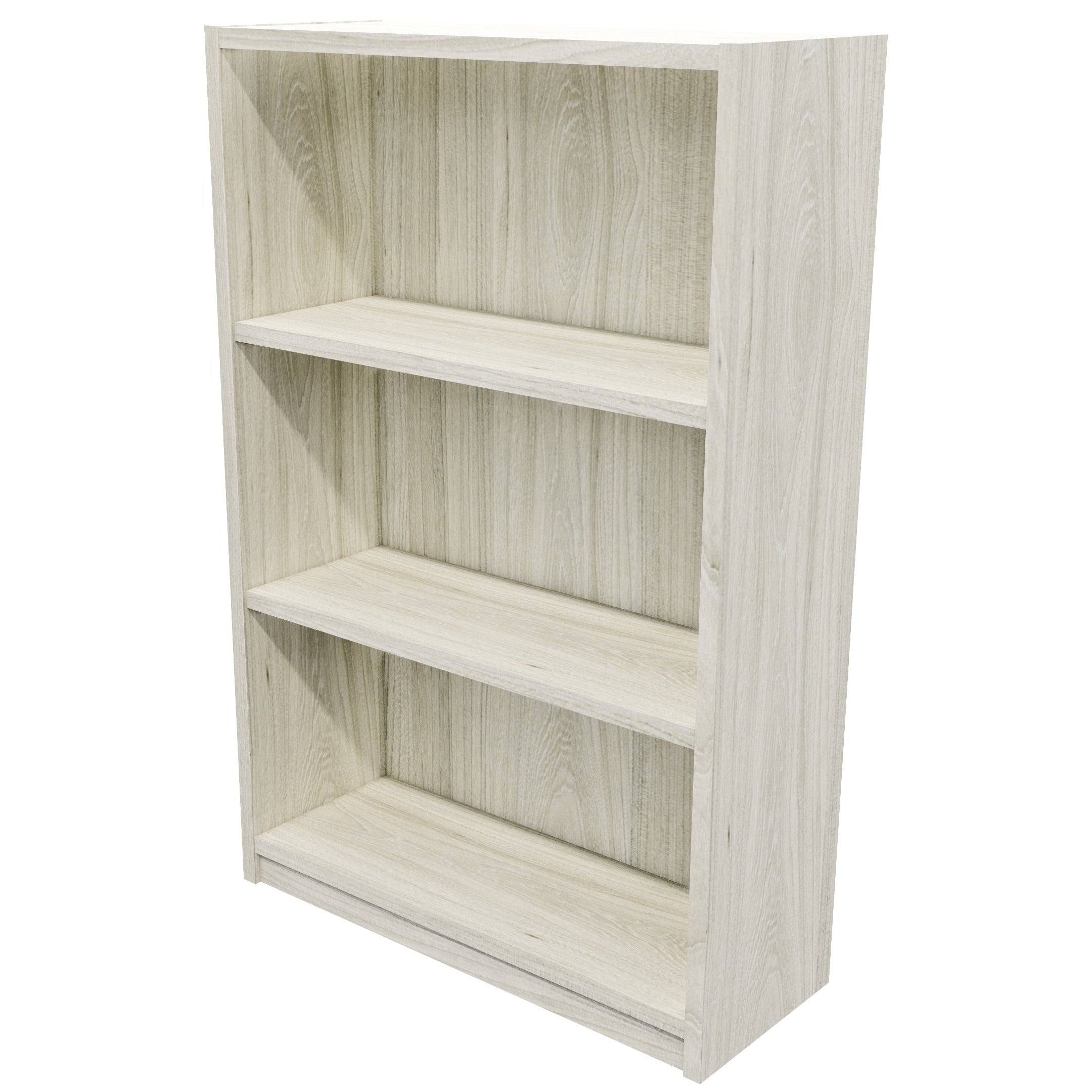 Commercial Bookcase 3 Tier / Coastal Elm