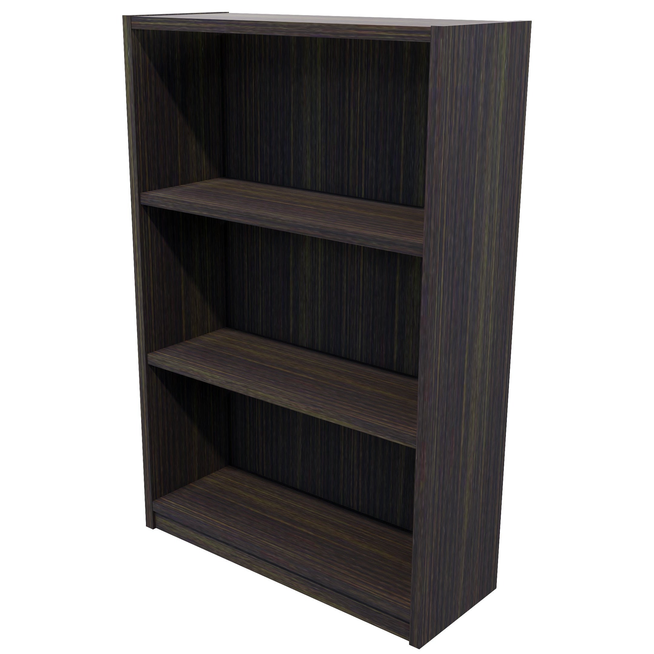 Commercial Bookcase 3 Tier / Dark Oak