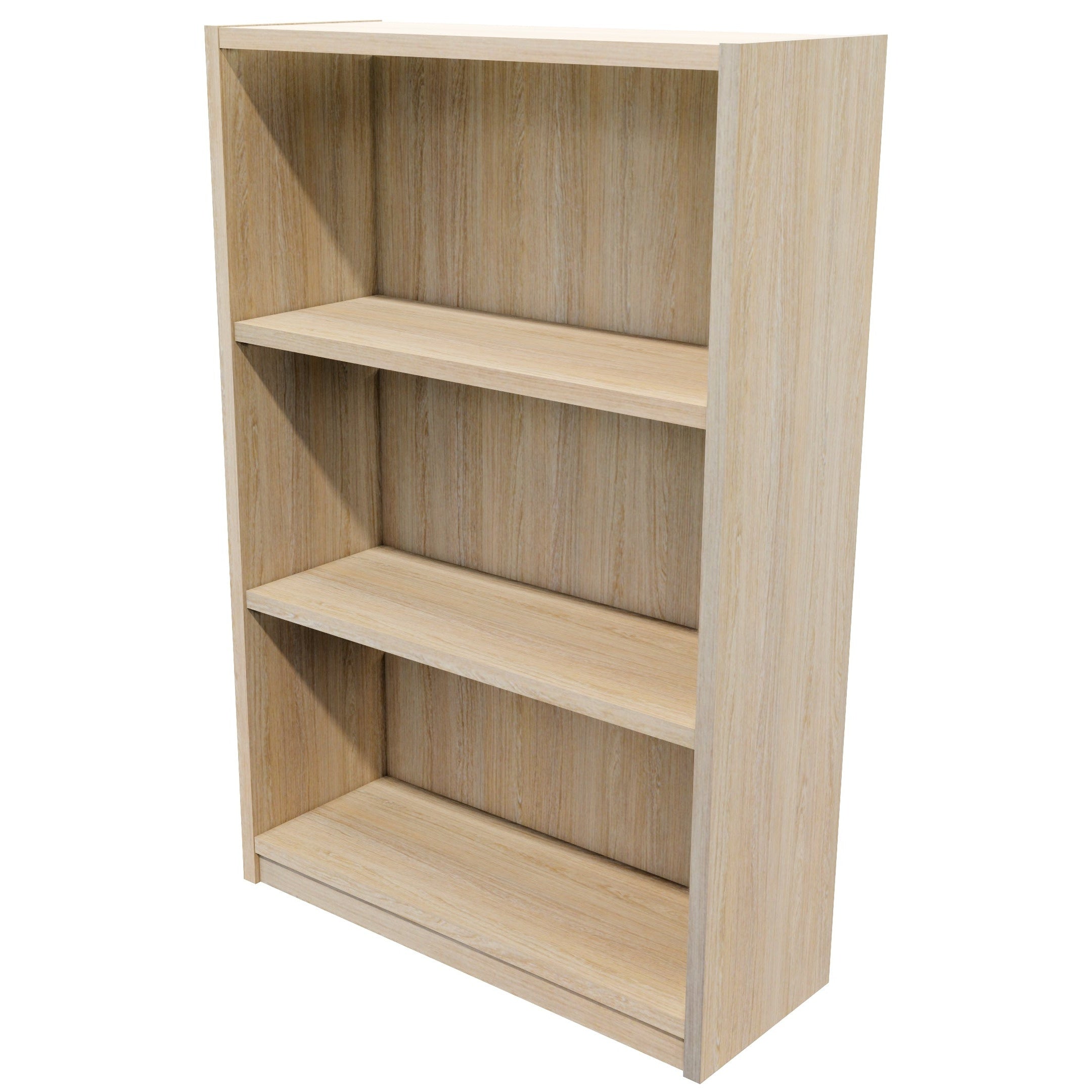 Commercial Bookcase 3 Tier / Seasoned Oak