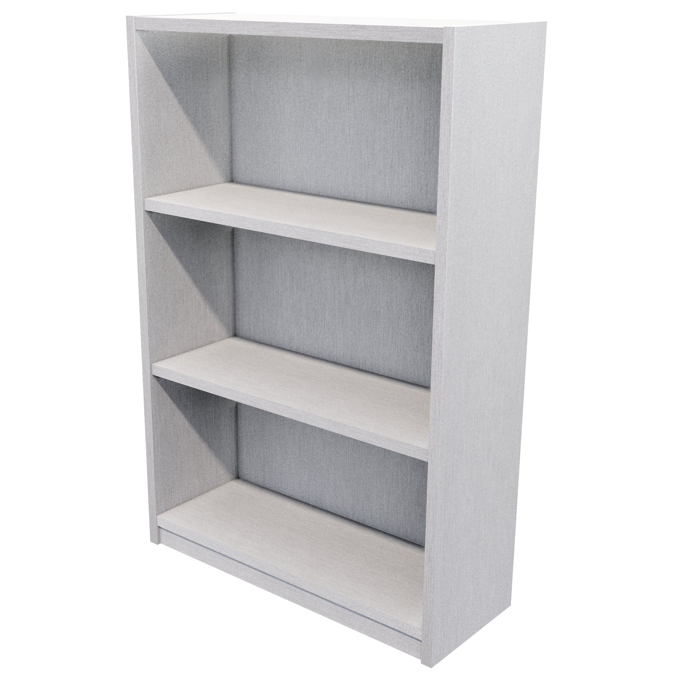 Commercial Bookcase 3 Tier / Silver Haze