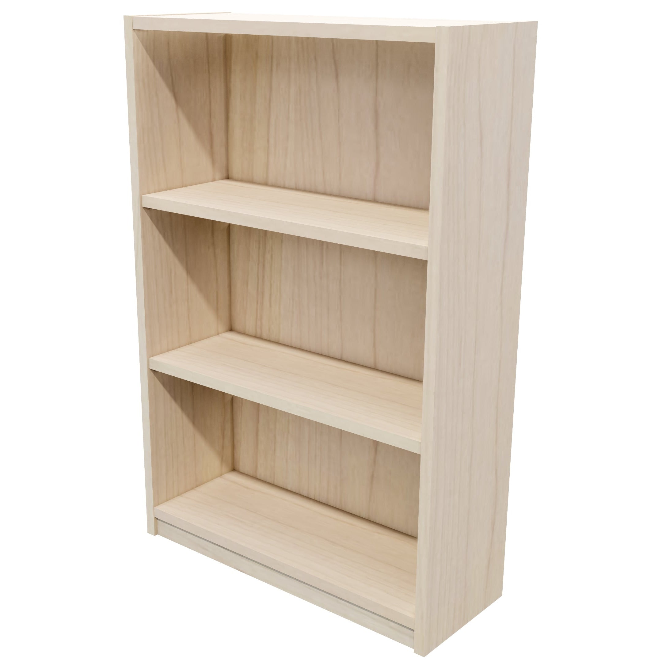 Commercial Bookcase 3 Tier / Washed Maple