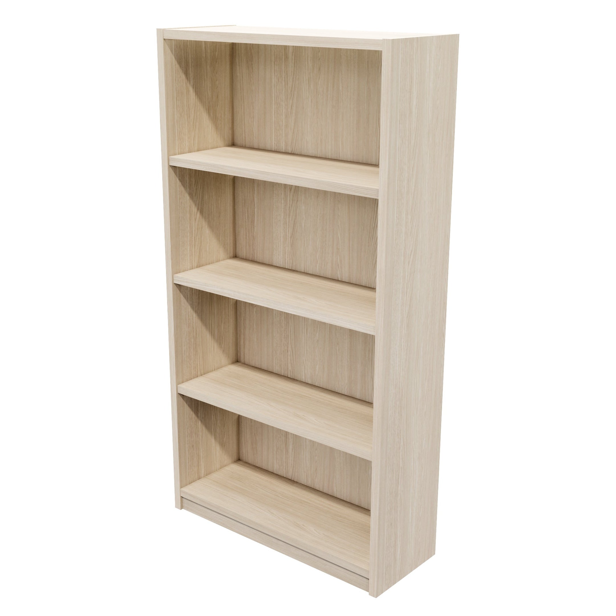 Commercial Bookcase 4 Tier / Aged Ash