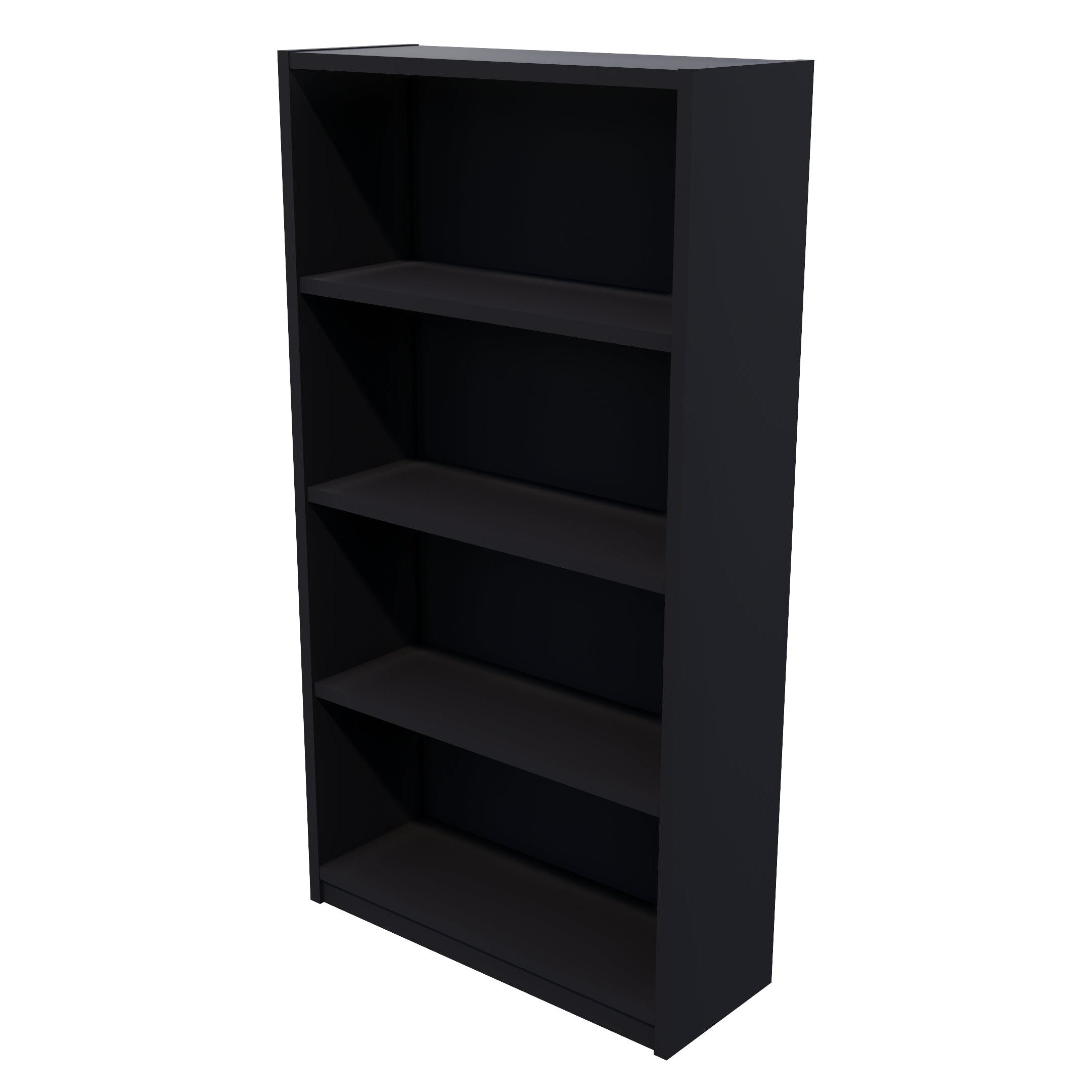Commercial Bookcase 4 Tier / Black