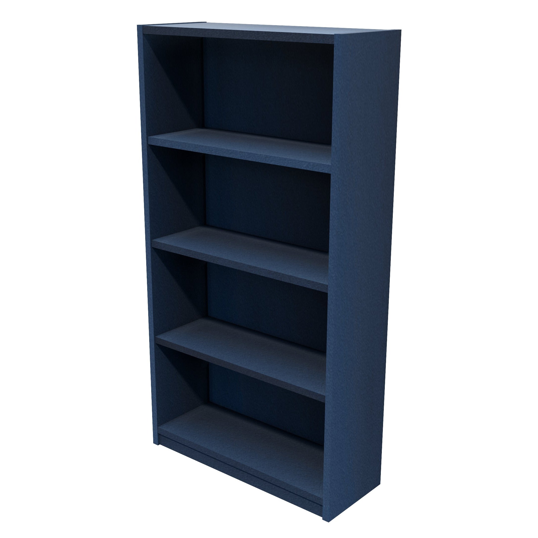 Commercial Bookcase 4 Tier / Char Blue