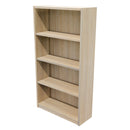 Commercial Bookcase 4 Tier / Seasoned Oak