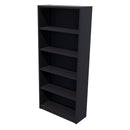 Commercial Bookcase 5 Tier / Black
