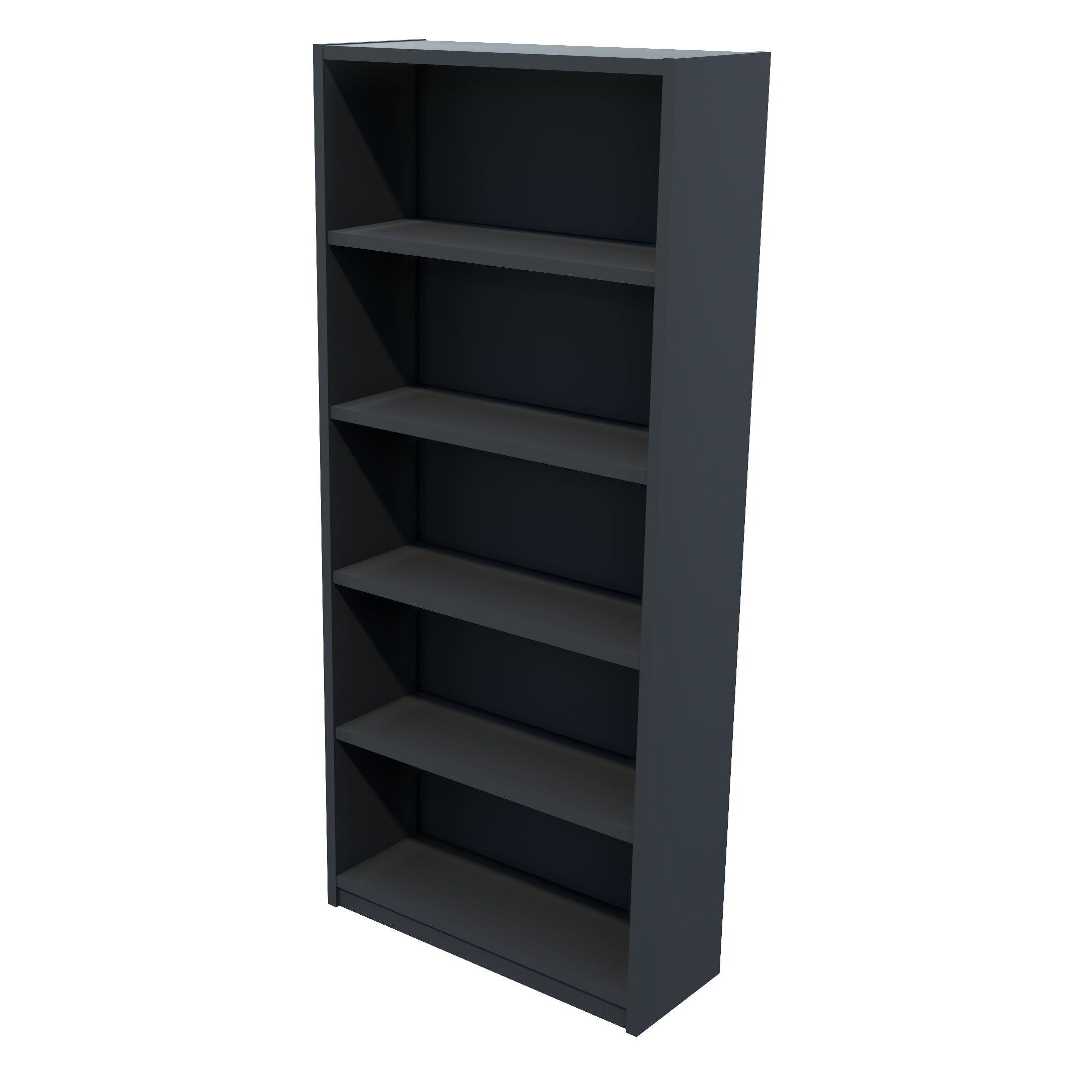 Commercial Bookcase 5 Tier / Carbon