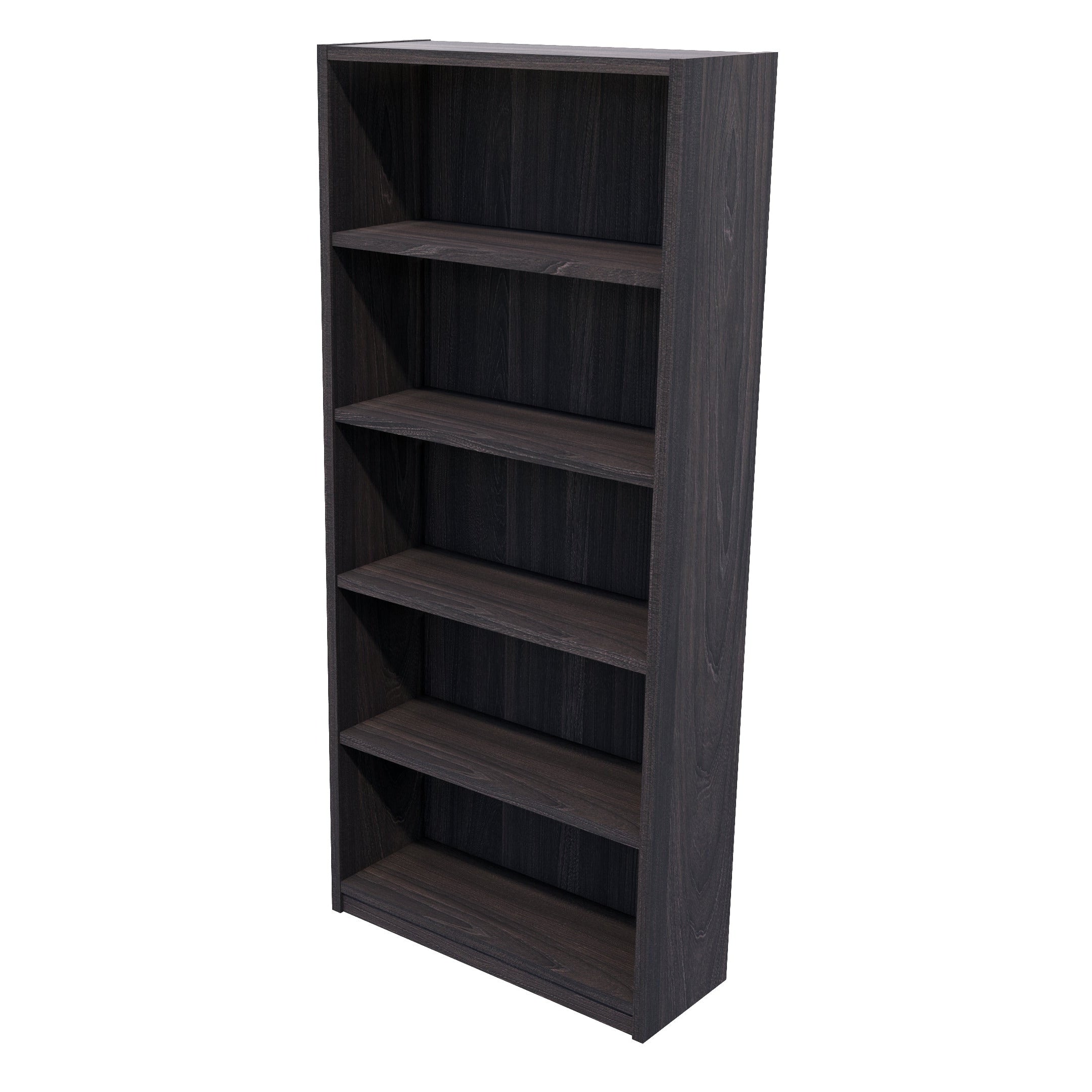 Commercial Bookcase 5 Tier / Fiordland Elm