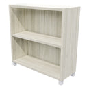 Commercial Bookcase with Feet 2 Tier / Coastal Elm