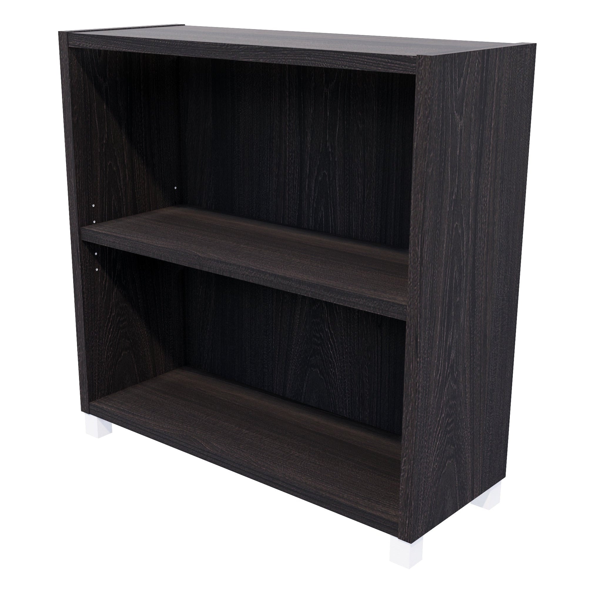 Commercial Bookcase with Feet 2 Tier / Fiordland Elm