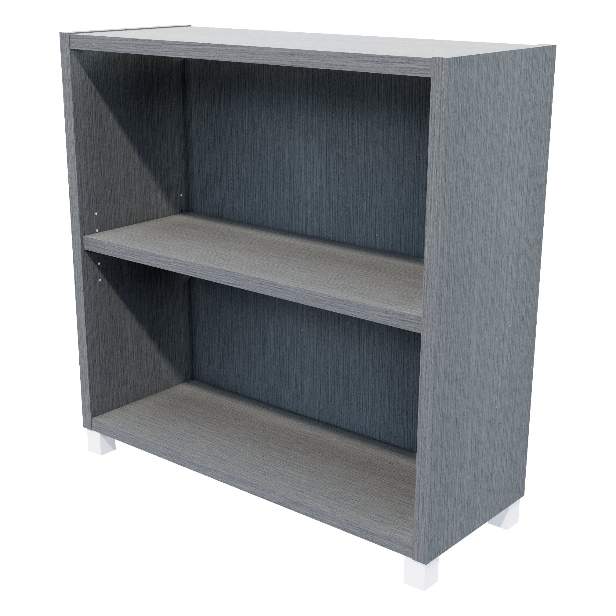 Commercial Bookcase with Feet 2 Tier / New Graphite