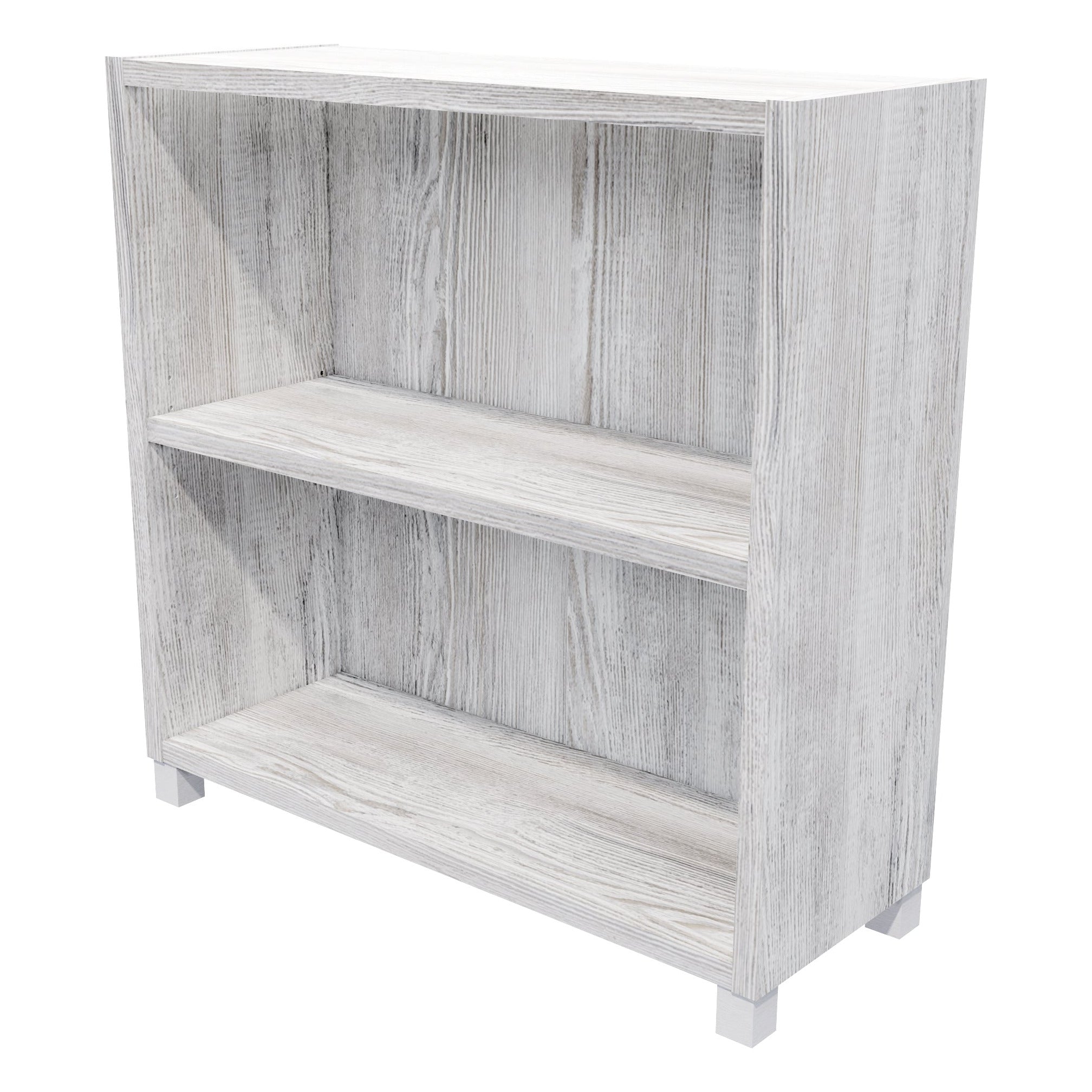 Commercial Bookcase with Feet 2 Tier / Nordic Pine