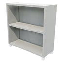 Commercial Bookcase with Feet 2 Tier / Seal Grey