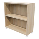 Commercial Bookcase with Feet 2 Tier / Seasoned Oak