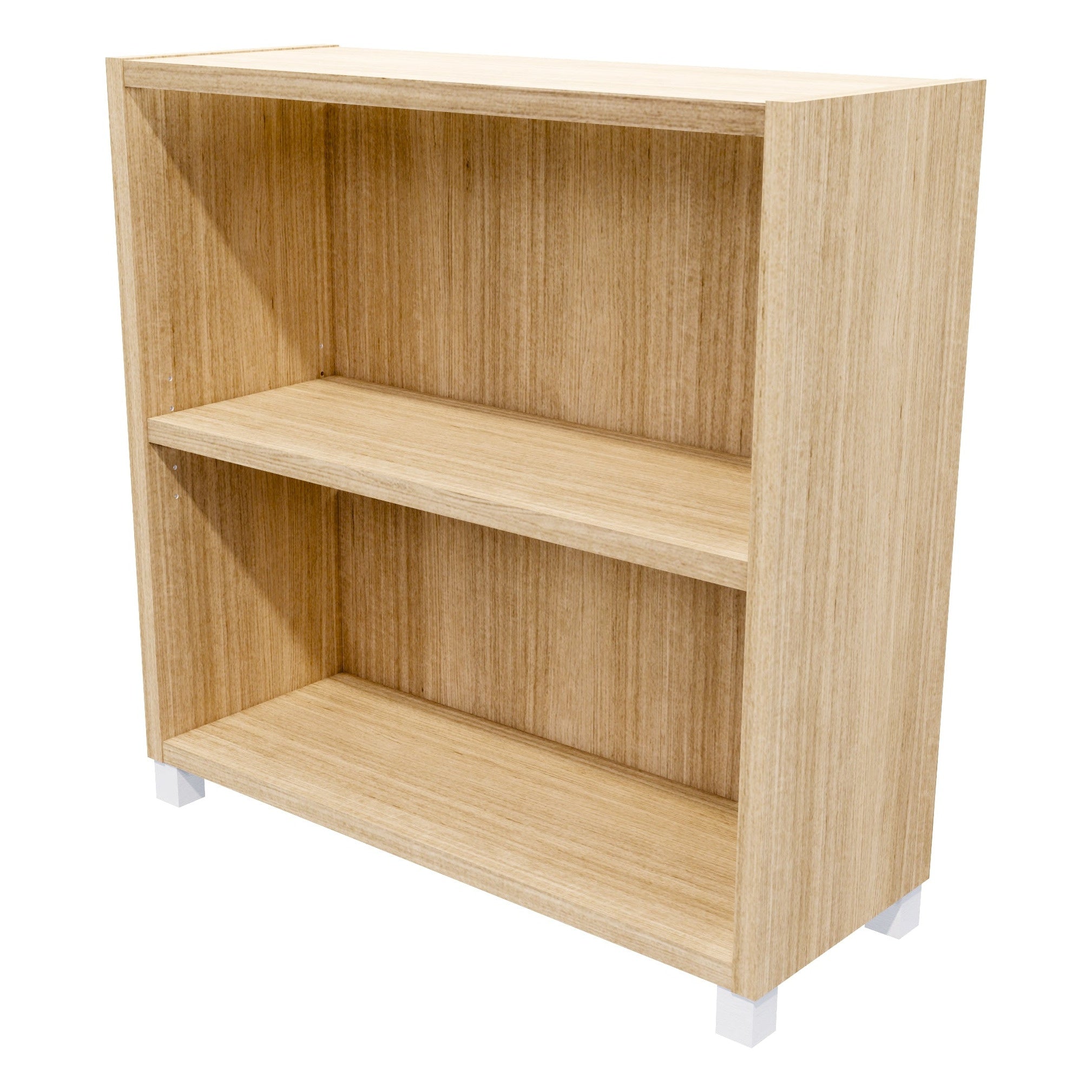 Commercial Bookcase with Feet 2 Tier / Sublime Teak