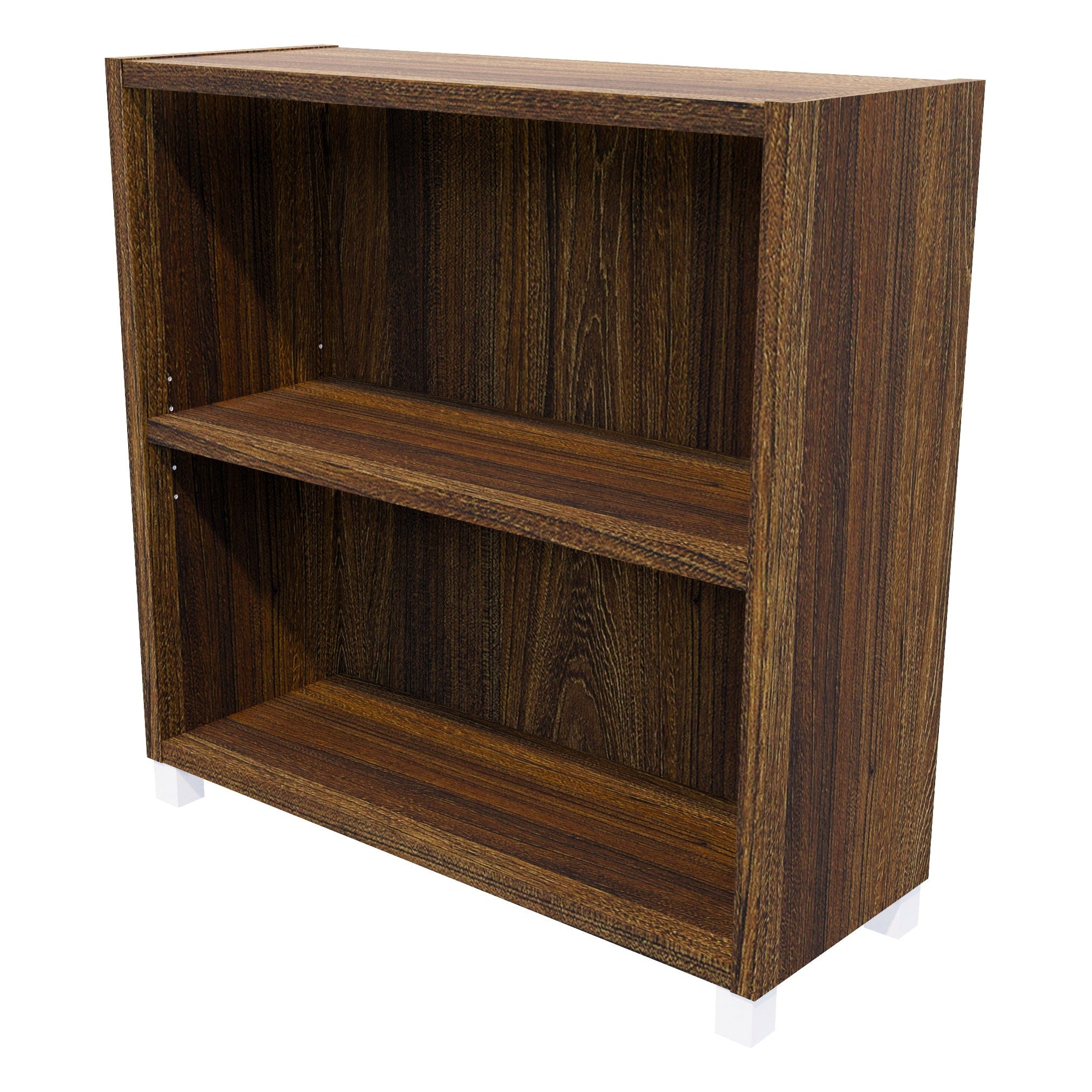 Commercial Bookcase with Feet 2 Tier / Tasman Elm