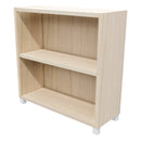 Commercial Bookcase with Feet 2 Tier / Washed Maple