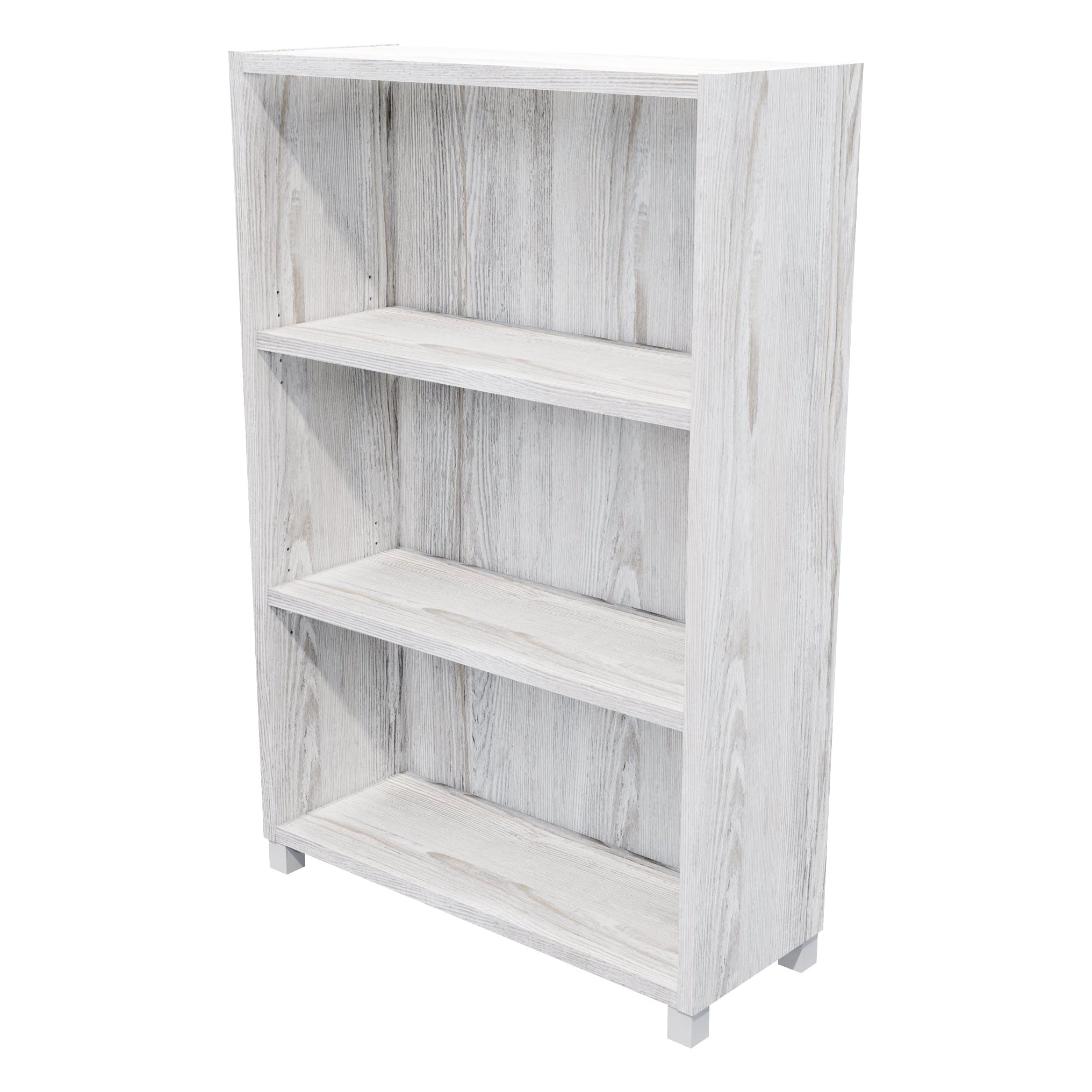 Commercial Bookcase with Feet 3 Tier / Nordic Pine