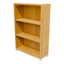 Commercial Bookcase with Feet 3 Tier / NZ Tawa