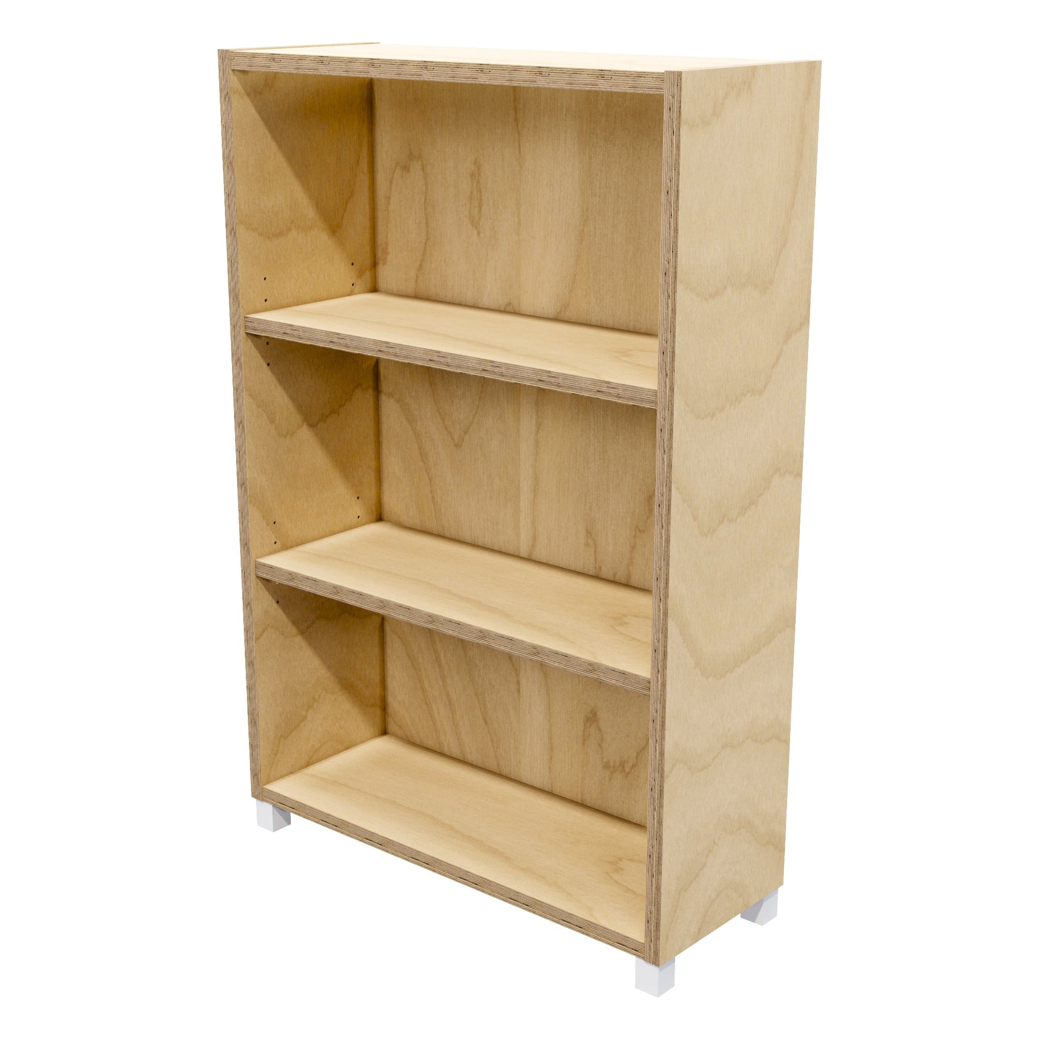 Commercial Bookcase with Feet 3 Tier / Premium Ply