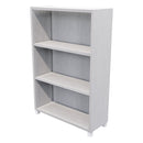 Commercial Bookcase with Feet 3 Tier / Silver Haze