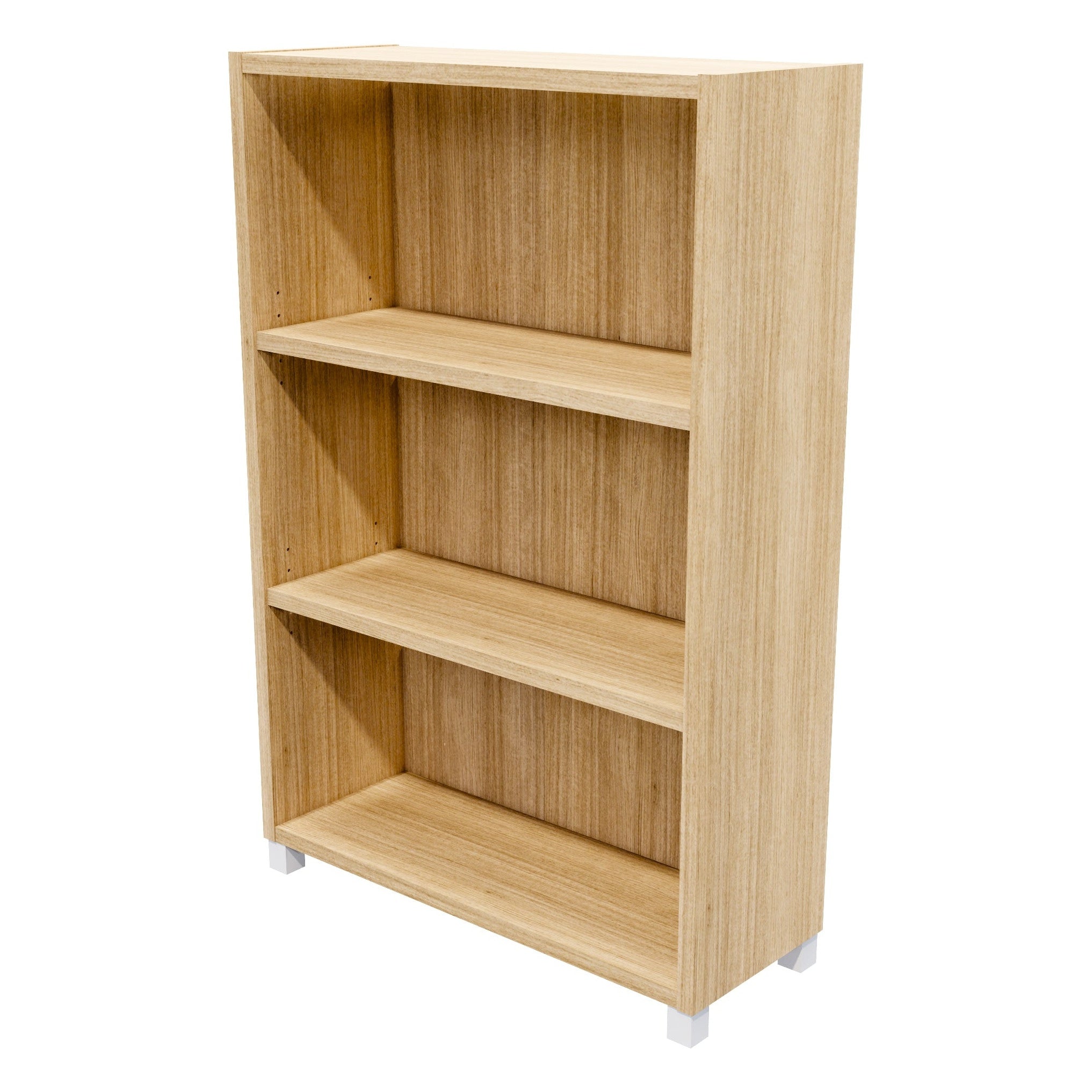 Commercial Bookcase with Feet 3 Tier / Sublime Teak