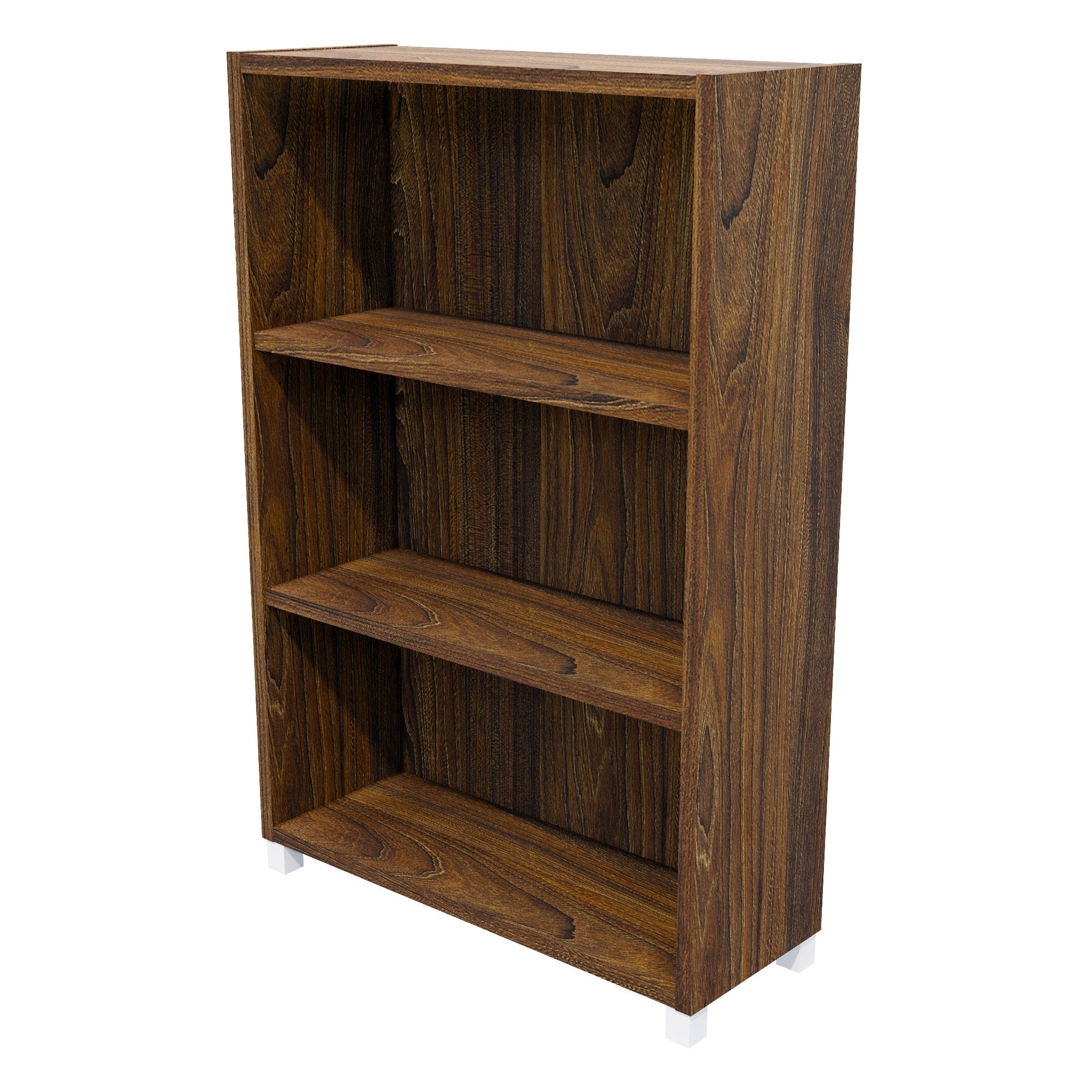 Commercial Bookcase with Feet 3 Tier / Tasman Elm