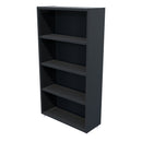 Commercial Bookcase with Feet 4 Tier / Carbon