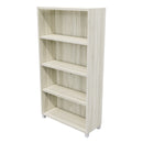 Commercial Bookcase with Feet 4 Tier / Coastal Elm