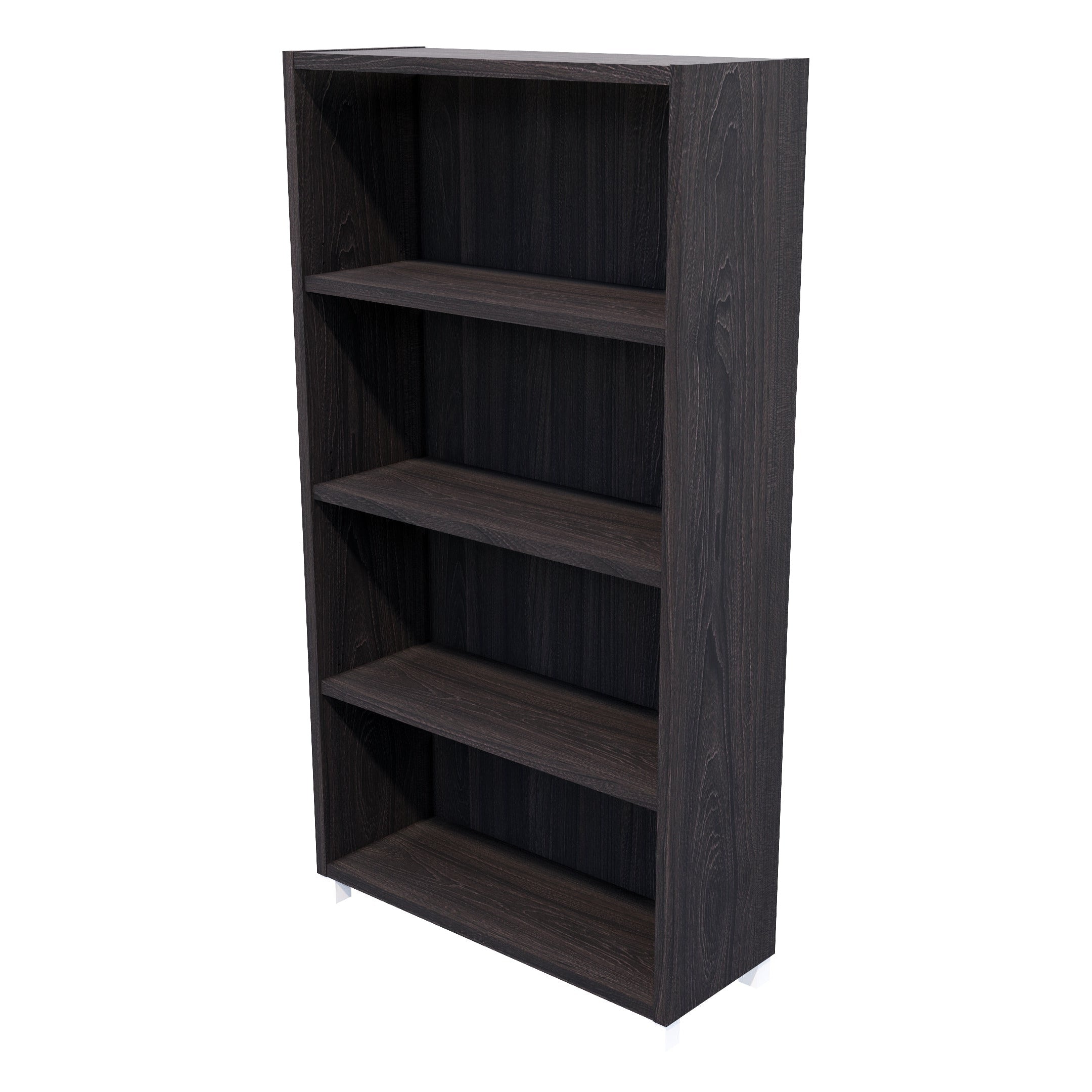 Commercial Bookcase with Feet 4 Tier / Fiordland Elm