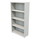 Commercial Bookcase with Feet 4 Tier / Seal Grey