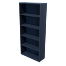 Commercial Bookcase with Feet 5 Tier / Char Blue