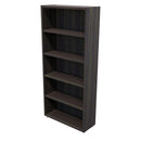 Commercial Bookcase with Feet 5 Tier / Dark Oak