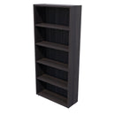 Commercial Bookcase with Feet 5 Tier / Fiordland Elm
