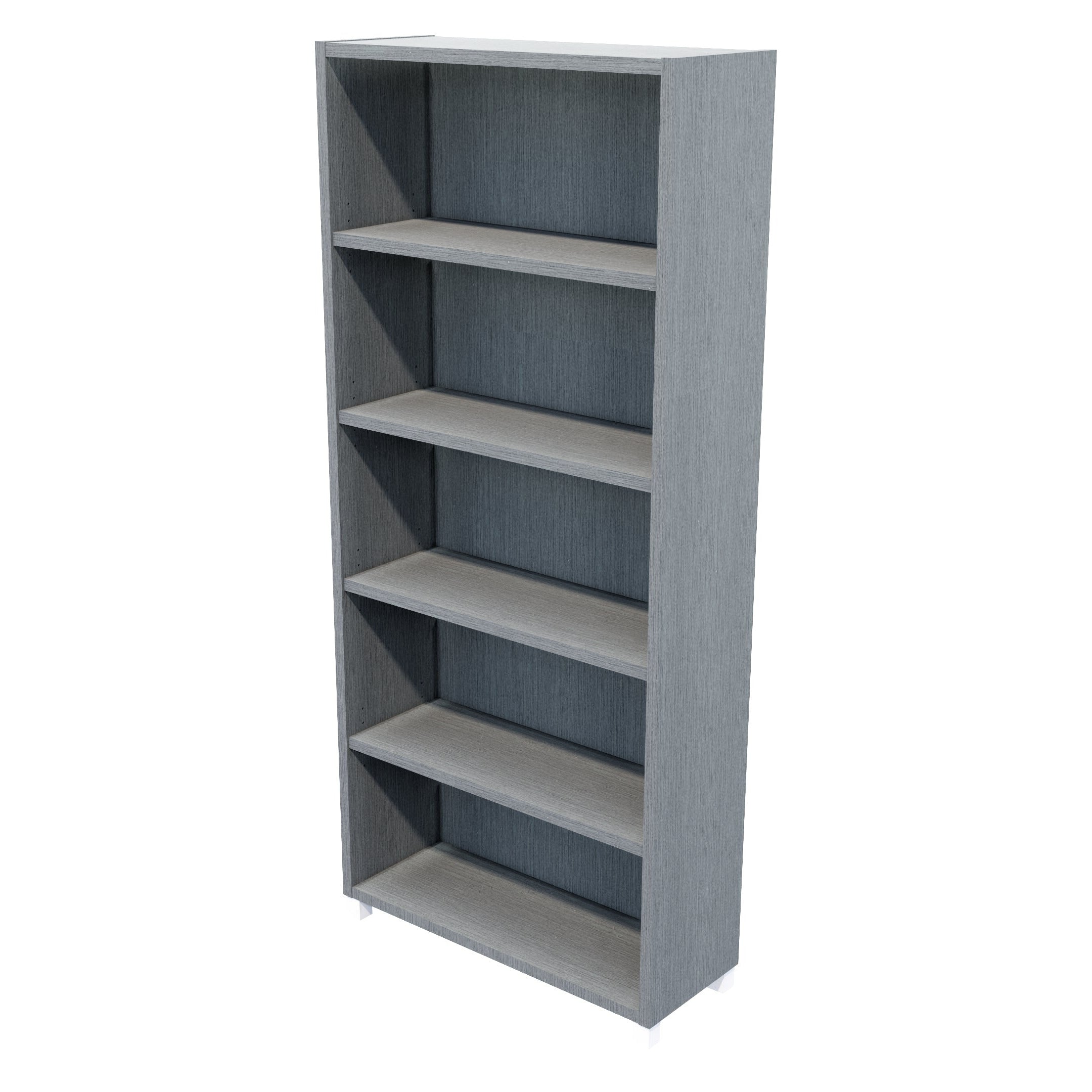 Commercial Bookcase with Feet 5 Tier / New Graphite