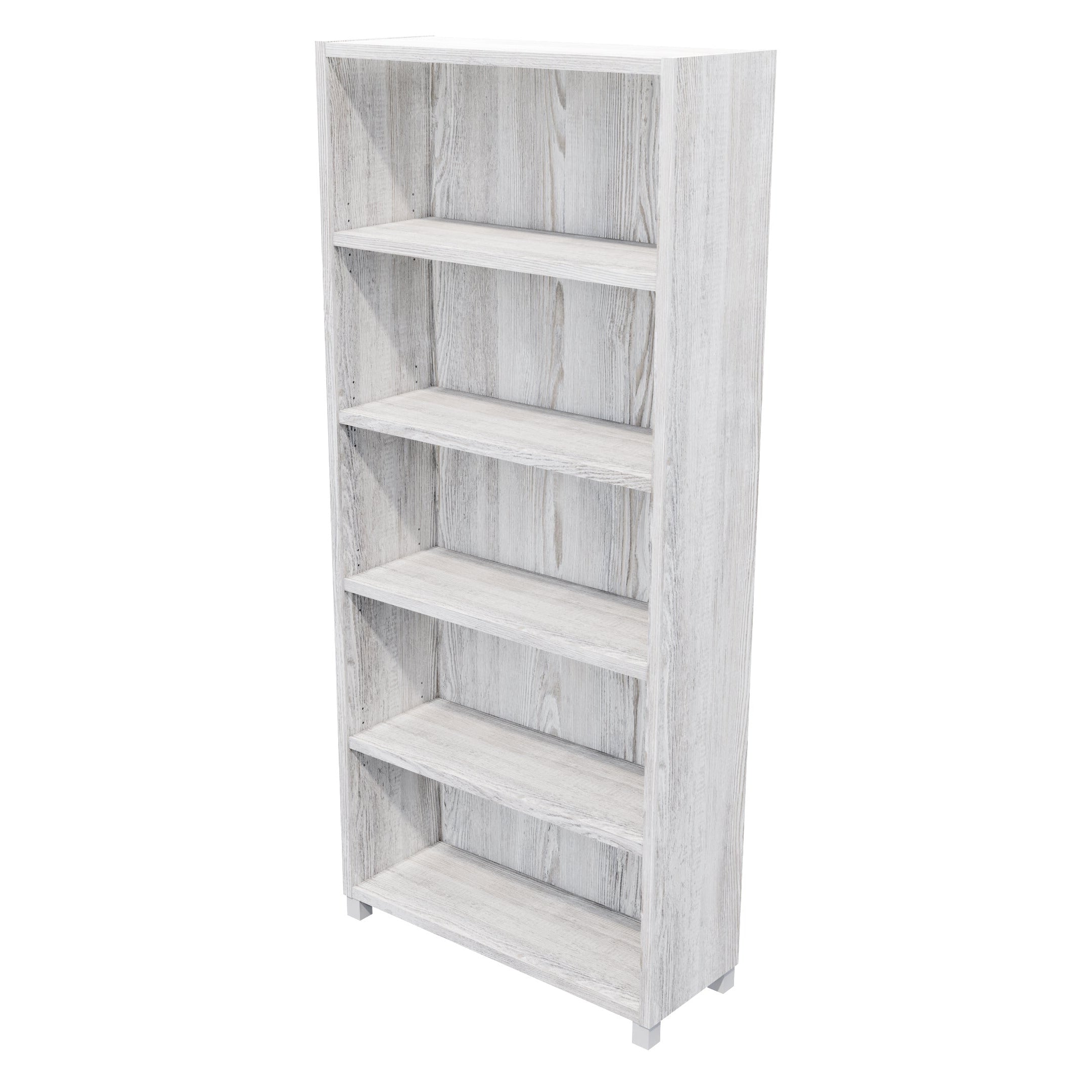Commercial Bookcase with Feet 5 Tier / Nordic Pine