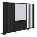 Connect Angled Fin / Whiteboard Divider 3000 / Black with Black Frame