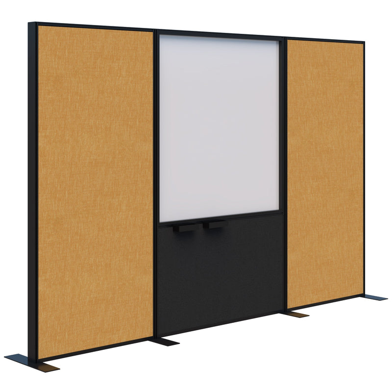 Connect Freestanding Fabric/Whiteboard/Fabric 3000 / Black / Keylargo Marigold