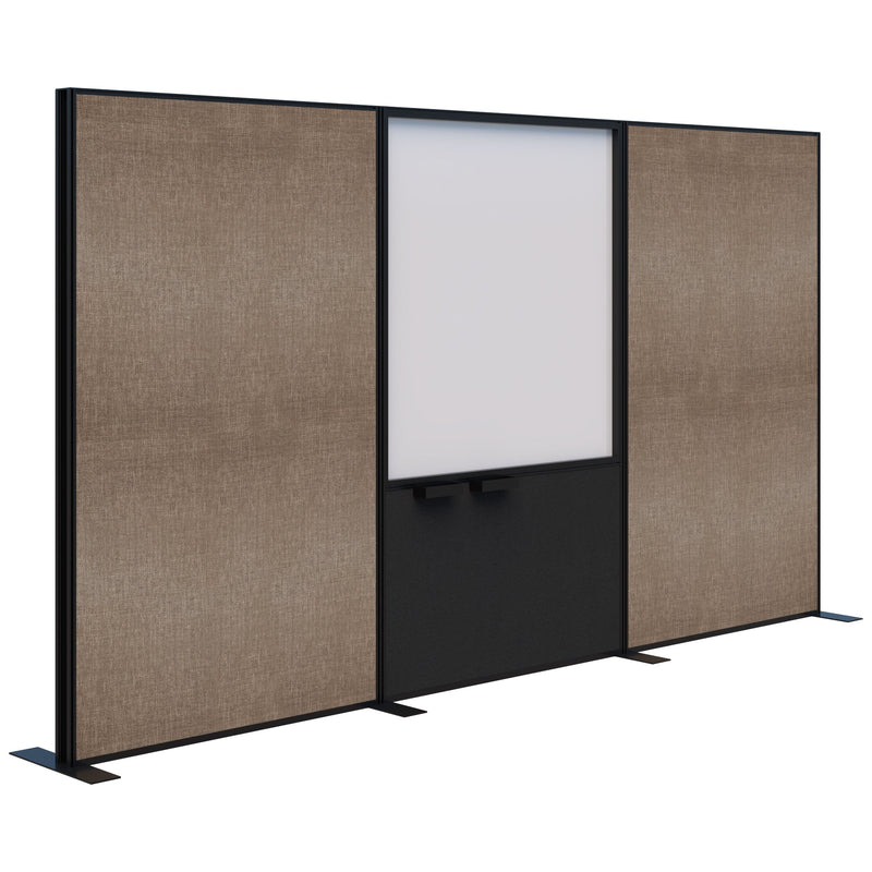 Connect Freestanding Fabric/Whiteboard/Fabric 3600 / Black / Keylargo Pumice