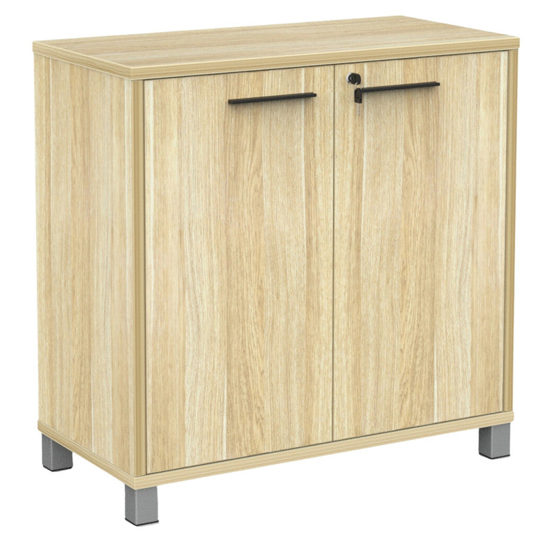 Cubit 900H Cupboard Atlantic Oak / Black / Silver