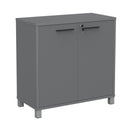 Cubit 900H Cupboard Silver / Black / Silver