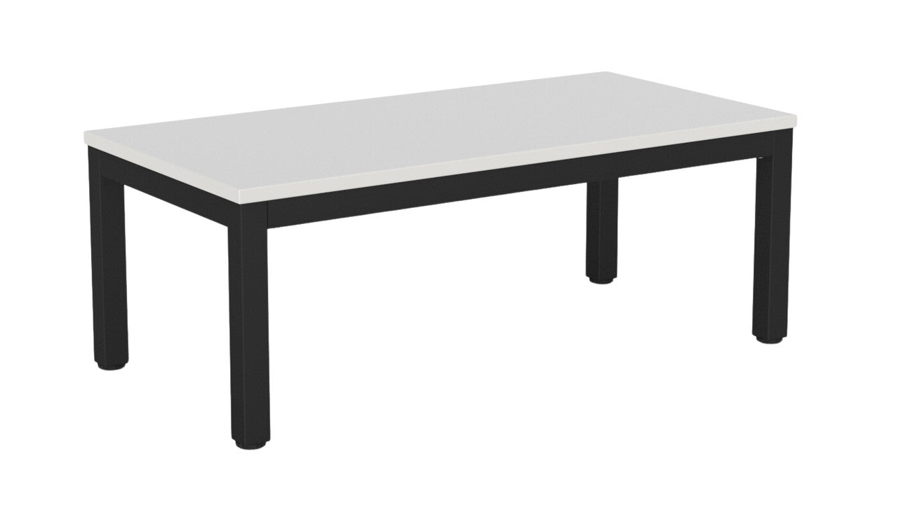 Cubit Coffee Table 1200 x 600 / White / Black