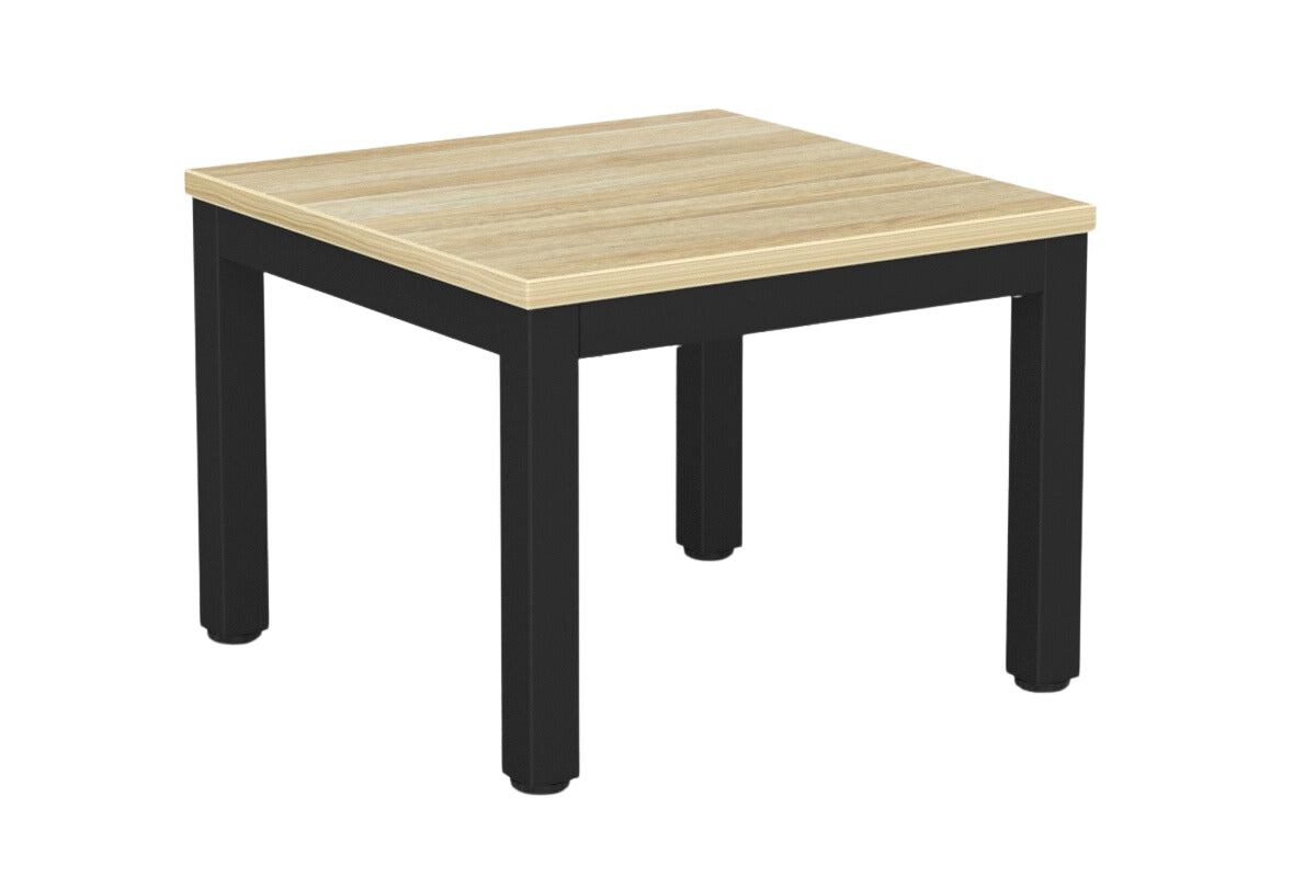 Cubit Coffee Table 600 x 600 / Atlantic Oak / Black