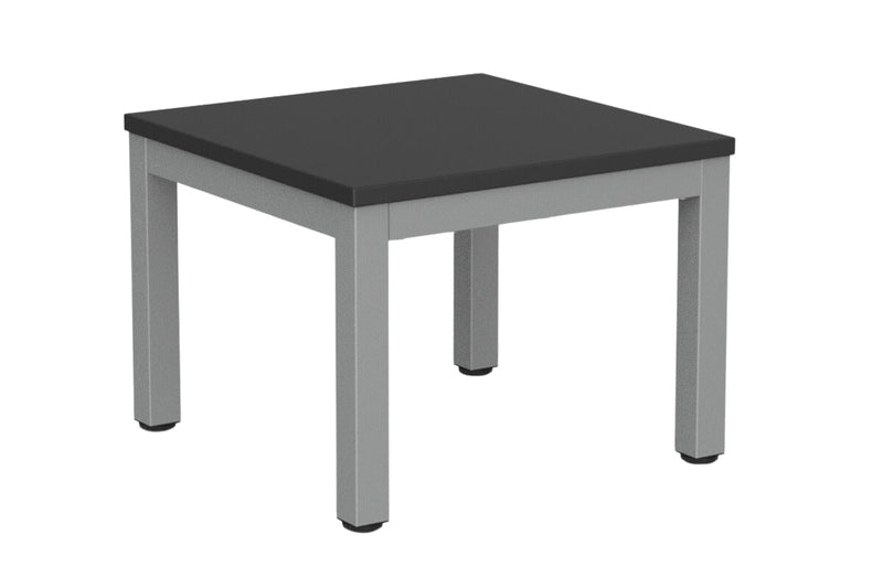 Cubit Coffee Table 600 x 600 / Black / Silver
